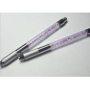 Newest Pink Crystal Manual permanent tattoo pen Eyebrow Handmade Pen