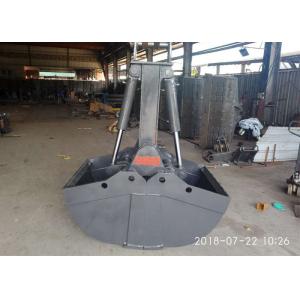 Professional Hydraulic Grapple Attachment , Hydraulic Grab Bucket  Double Cylinders