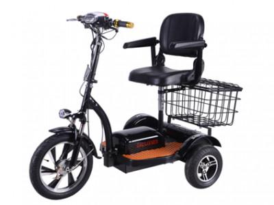 48v/500w Three Wheels Electric Handicapped Scooter with Front LED Lighting