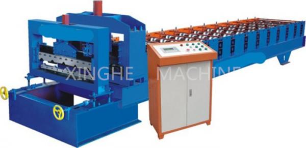 50 - 60HZ Sheet Pressing Automatic Roll Forming Machine For House Roof Panel