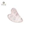 Herramienta en forma de corazón Rose Quartz Pink Jade Stone del masaje que raspa