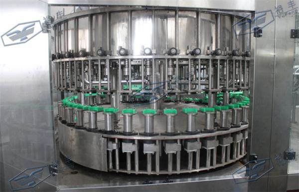 18 Head Automatic Juice Filling Machine Customized For Glass Bottles