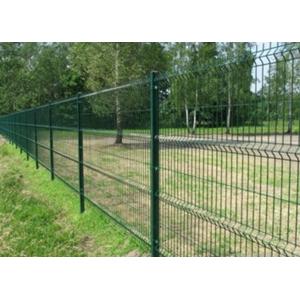 China PVC Coated 3 D Folds Welded Wire Mesh Fence / Decorative Garden Mesh Fencing supplier
