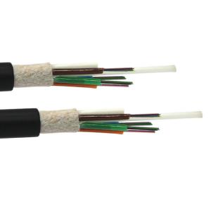 Aerial GYFTY Outdoor Fiber Optic Cable 6 8 12 24 48 Core Wood DRUM Package