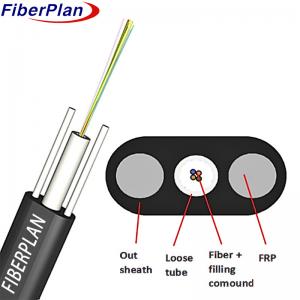FTTH Multi Core Loose Tube Type Fiber Optic Drop Cable