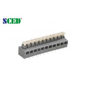 250V 10A Spring Terminal Block Electrical Connection Terminal For Professional