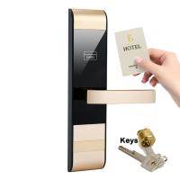 China FCC Hotel Smart Electronic Card Swipe Door Locks Smart 310mm Hotel Software on sale