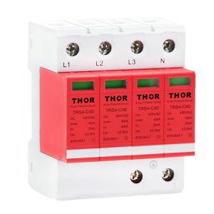 China power surge protector device lightning arrester 40KA indoor surge protection tvss supplier