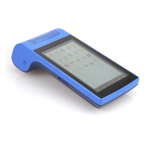 Electronic Portable Card Payment Machine , Bluetooth Pos Machine 7 Inch Capacitive Touch