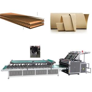 Semi Auto Corrugated Flute Box 5 Layer Paper Laminating Machine