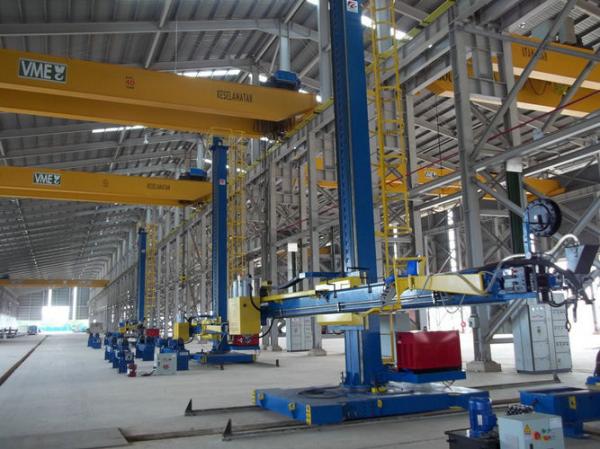 380V Wind Tower Production Line Welding Manipulator / Column and Boom