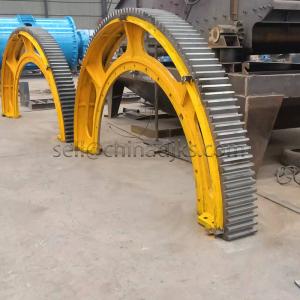 Rotary Kiln Industrial Gear Units Girth Gear Series 4000kW For Mining Industry