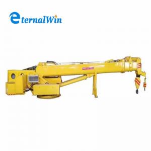 Electric Or Hydraulic Deck Crane Up To 30 M Outreach For Construction