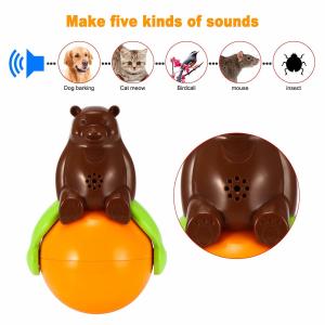 China 4.2v Cute Pet Toys Sound And Light Ball Lr44 Battery Five Kinds Of Sounds supplier