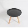 China Round Normann Copenhagen Coffee Table , Metal Simple Coffee Table With Wooden Legs wholesale