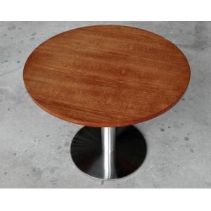Durable Wooden Dining Room Tables Polished Metal For Restaurant