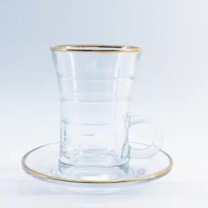 12PCS Arabic Tea Cup 112ml volume Drinkware Arabic Glass Tea Set