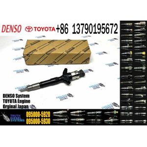 China In Stock 095000-5920 23670-0L020 23670-09070 Fuel Injector Assembly for Hilux 3.0L D 1KD Diesel New Condition Engine Code 2KD wholesale