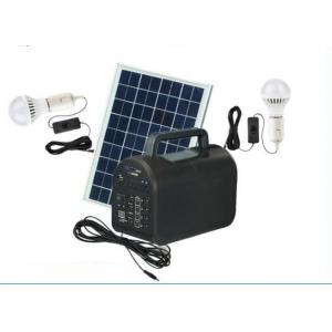 20w portable home solar power system with mp3 and radio for Africa solar lighting energy