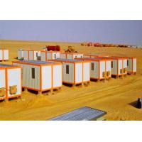 China Windbreak Storage Container Houses , Flat Pack Storage Container In Desert on sale