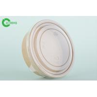 China Waterproof 36oz Disposable Paper Bowls With Lids on sale