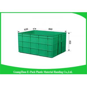 China Economic Plastic Stackable Containers Moving Storage For Transportation And Logistics supplier