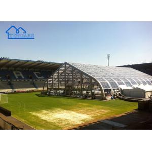 Luxury Curve Tents , Aluminum PVC Clear Top Event Tent For Wedding