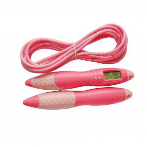 Fitness Jump Rope JP-100 All Pink Weight Bearing Aerobics Skipping Rope Personalized Color And Trademark