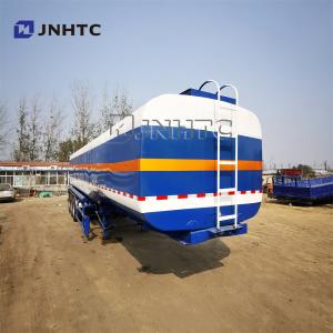 China 3 Axles 40000L 2 Compartment Heavy Duty Semi Trailers Used Oil Fuel Tanker supplier
