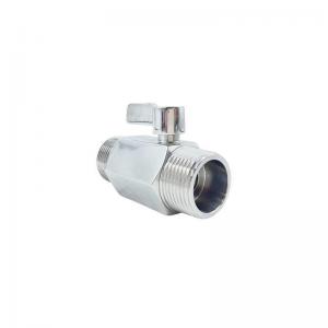 China Q11F-63P Stainless Steel Handle Double Male Thread Mini Ball Valve for Water Management supplier