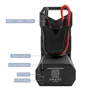 China Peak Current 2000A Portable Car Battery Charger 24V Truck Jump Starter With Magnetic Base supplier