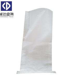 China Flexo Printing Pp Woven Sack Bags / Polypropylene Rice Bags 25 - 50kgs Loading Weight supplier
