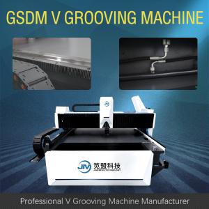 China Heavy Duty CNC Sheet Metal Cutting Machine Elevator Component V Groover Machine supplier