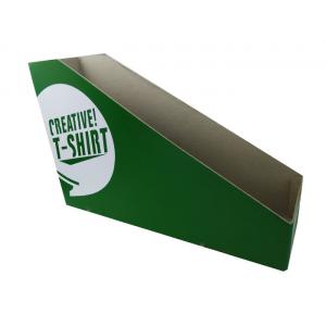 Custom Green Color Printed Recycled  Corrugated Cardboard Paper Material T-Shirt Display Box Wholesale Printing Service