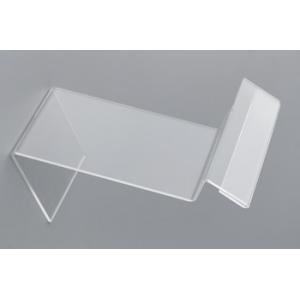 Clear Table Top Acrylic Sign Holder for Display , Shoes Display Holder