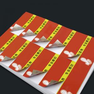 China A4 80gsm Self Adhesive Label Sticker Paper For Printers Customized supplier