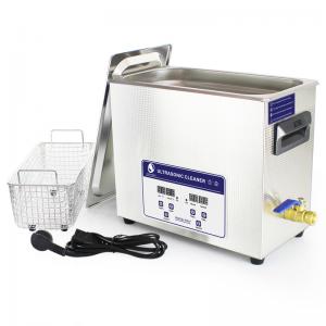 China Sus 304 Touch Key 6.5l Table Top Ultrasonic Cleaner For Spare Parts Cleaning supplier