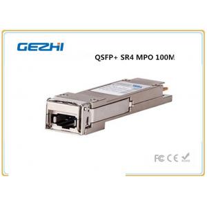 China 40G QSFP+ Module SR4 MPO 100M INDUSTRIAL Temp for Metro networks and Data centers supplier