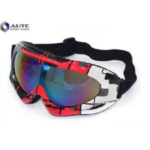 PC Mirror UV PPE Safety Goggles Black Dirt Bike Racing Wearing Comfortable