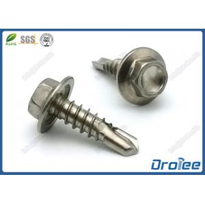 China 18-8/316/410 Stainless Steel Hex Flange Head Self Drilling Tek Screw supplier