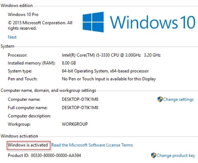 Lifetime Warranty Microsoft Windows 10 Pro Key Code Licence Key