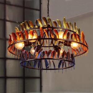 China Create Loft Feather Pendant Light For Indoor home Bar Lighting Fixtures (WH-VP-49) supplier