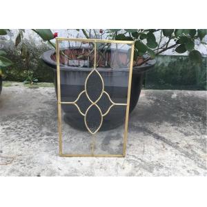 China Clear Cabinet Door Glass Panels , Various Shape Decorative Glass For Kitchen Cabinets supplier