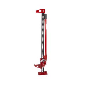 China Heavy Duty Steel Lifting Jack with Safety Overload System Red/Blue Painted Chrome Surface wholesale
