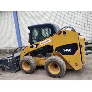China 1 Ton Caterpillar CAT 246C Used Skid Steer Loader Heavy Engine 3044C DIT supplier