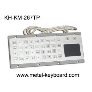 China Custom Mine Vandal proof Metal Panel Mount Keyboard with Touchpad Mouse supplier