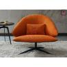 China 0.8cbm Cashmere Upholstered Leisure Chair 4 Spoke wholesale