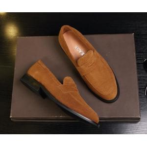 Crafted Suede Cortex Classic Mens Leather Loafers / Mens Casual Suede Loafers