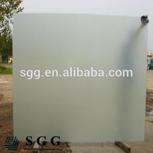 customized size acid etched pattern glass