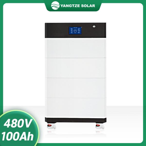 480V 100Ah Stackable Lithium Batteries Solar Power Expansion Freely Assemble